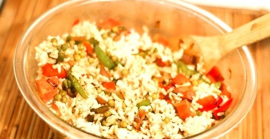 Вегетарианский плов в мультиварке