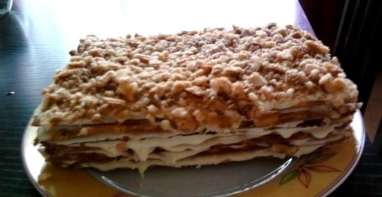 Торт вафельный