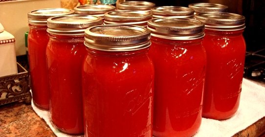 Томатный сок на зиму