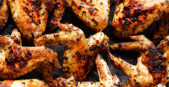 Куриные крылышки на гриле