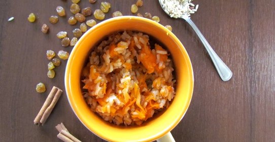 Тыквенная каша с рисом