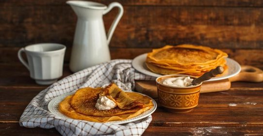 Блины на топленом молоке