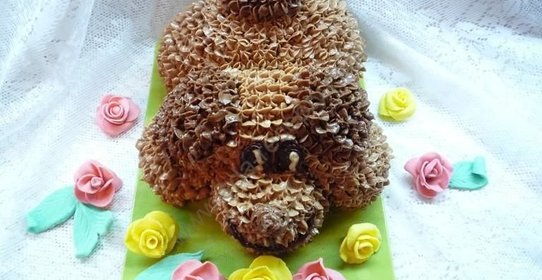 Торт Собачка