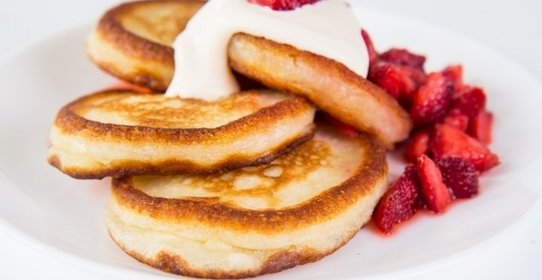 Оладьи на кислом молоке