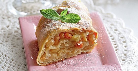 Штрудель с яблоками