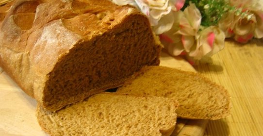 Пшенично-ржаной хлеб с цикорием и розмарином