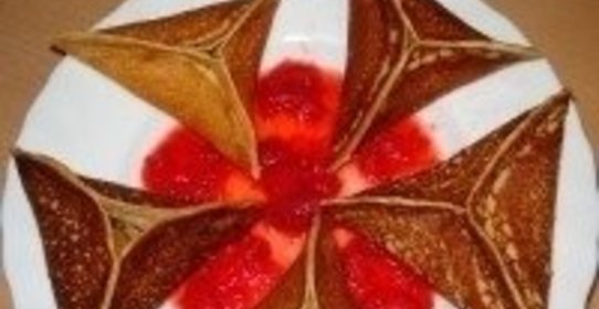 Блины по-арабски с яблоками