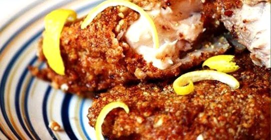 Рыба в орехах