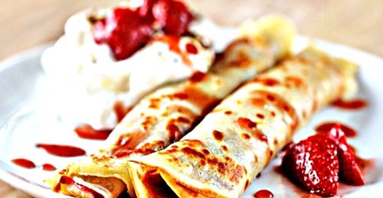 Блинчики с вареньем