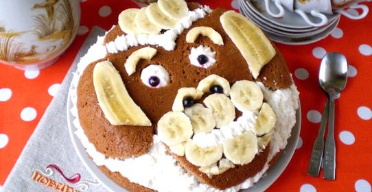 Банановый торт Обезьянка
