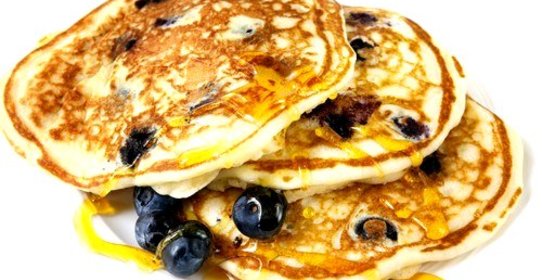 Черничные блины