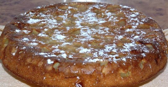 Яблочный пирог на сметанном тесте