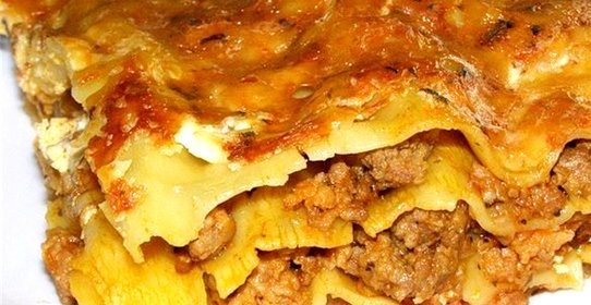 Лазанья со сметанным соусом