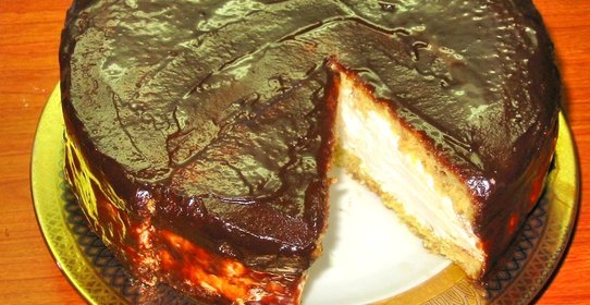 Домашний торт Птичье молоко