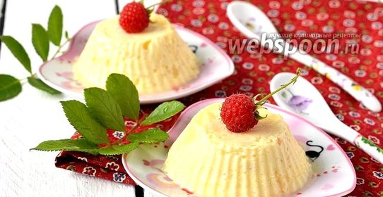 Творожно-яблочное суфле в микроволновке