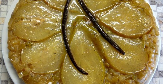 Грушевый пирог-перевертыш (грушевый татен)