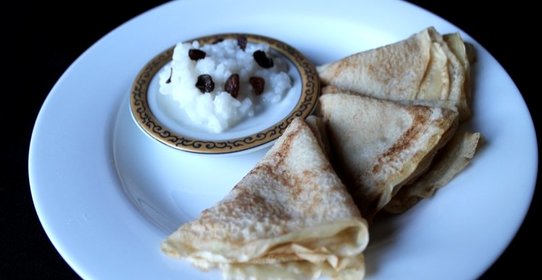 Постные блины на воде