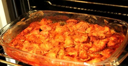 Курица, маринованная в сметане