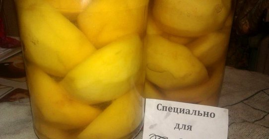 Консервированные персики в легком сиропе