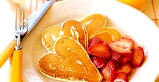 Блины-сердечки