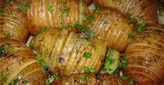 Картошка гармошка запеченная в духовке