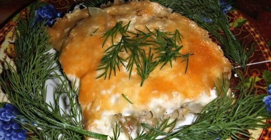 Жульен с курицей в мультиварке