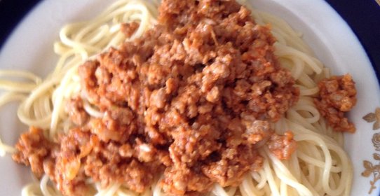 Итальянская мясная подлива к спагетти