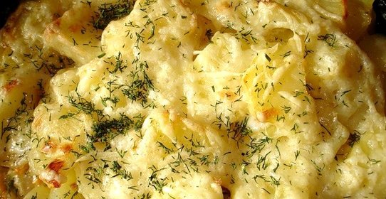 Картофель тушеный в сметане