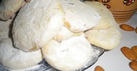 Печенье с лаймом и миндалем