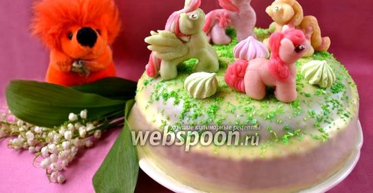 Торт «Маленькие пони»