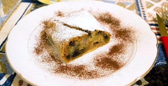 Штрудель с грушами