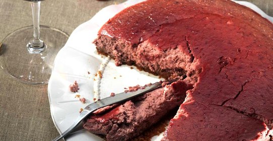 Творожно-свекольный пирог