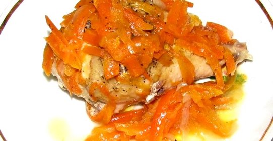 Курица в чугунке в духовке