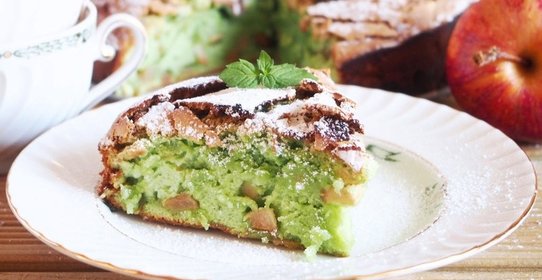 Мятная шарлотка