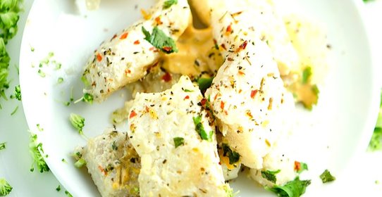 Рыба с брокколи в сливочном соусе