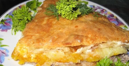 Лаваш с начинкой из фарша