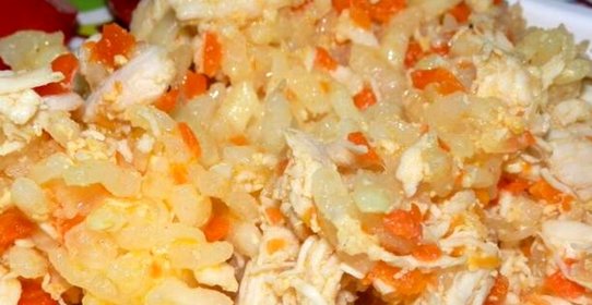 Детский плов с курицей