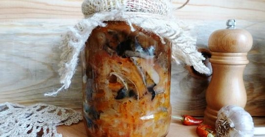 Солянка с подосиновиками