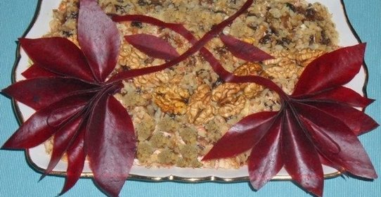 Салат «Багровые листья»