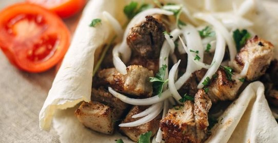 Классический шашлык из свинины