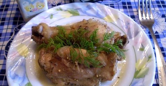 Курица без соли