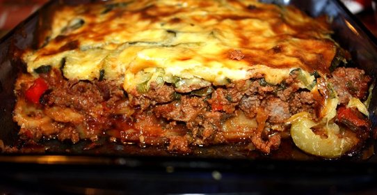 Мусака с сулугуни