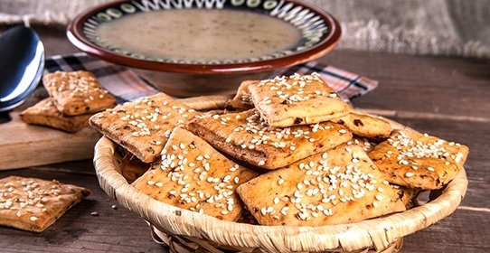 Постные крекеры