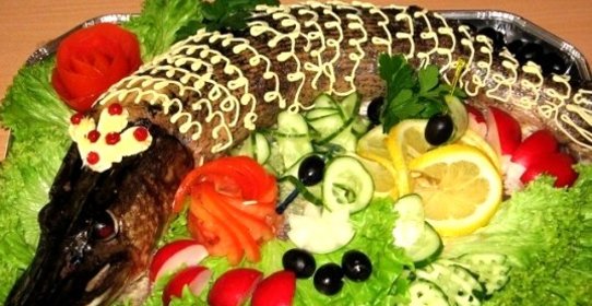 Щука в духовке в фольге