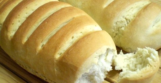 Батон в духовке