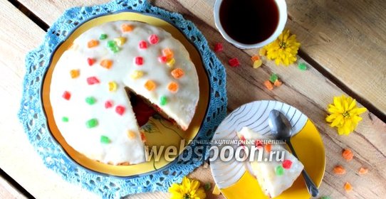 Пирог «Тутти-фрутти» в мультиварке