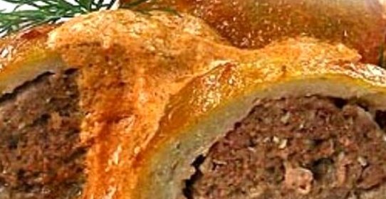 Мясные котлеты в картофеле