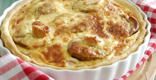 Пирог с лесными грибами