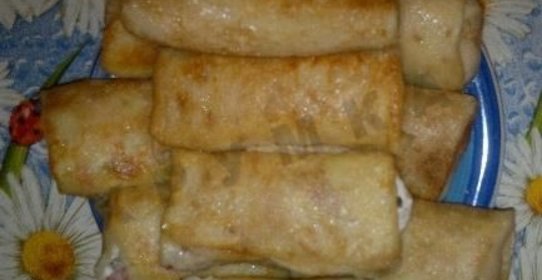 Блинчики с колбаской