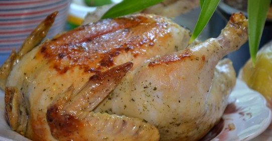 Курица запеченная целиком